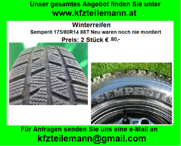 Winterreifen 175/80R14 88T Semperit SLG2 M829 NEU